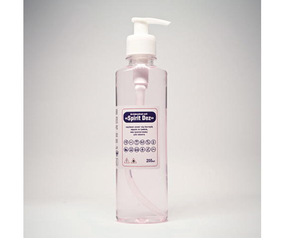 Дезинфікуючий засіб Spirit Dez 200 мл, гель