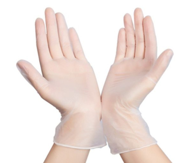 Рукавички медичні нестирильні вінілові без пу...