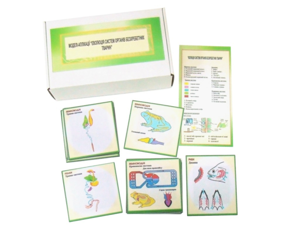 Друкований посібник "Еволюція системи органів безхребетних тварин"