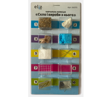 Коллекция "Стекло и изделия из него" (раздаточная)  