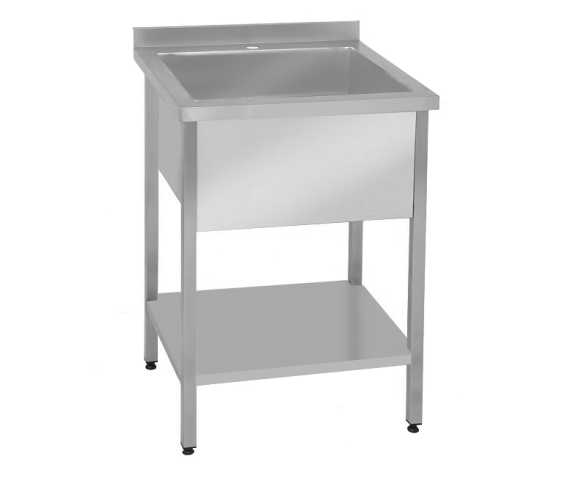 Мийка виробнича 1-секційна з полицею