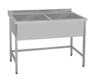 Мийка виробнича 2-секційна без полиці