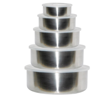 Набір металевих судків, 5 шт