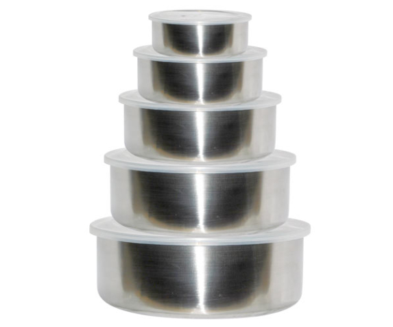 Набір металевих судків, 5 шт