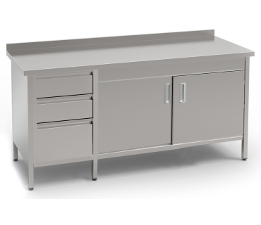 Стіл-тумба виробничий на 2-і двері та шухляди...