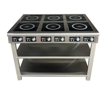 Плита електрична індукційна, 6 конфорок