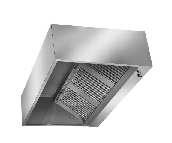 Витяжка закрита 1,0 м - з двигуном, регулятором, фільтром і лампою