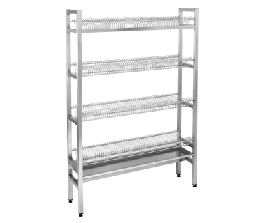 Стелаж для сушіння посуду, 4 полиці