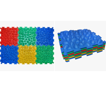 Килимок масажний "Пазли" 6 ел.