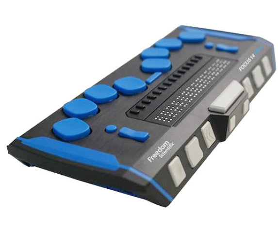 Портативний дисплей Брайля, 14 комірок