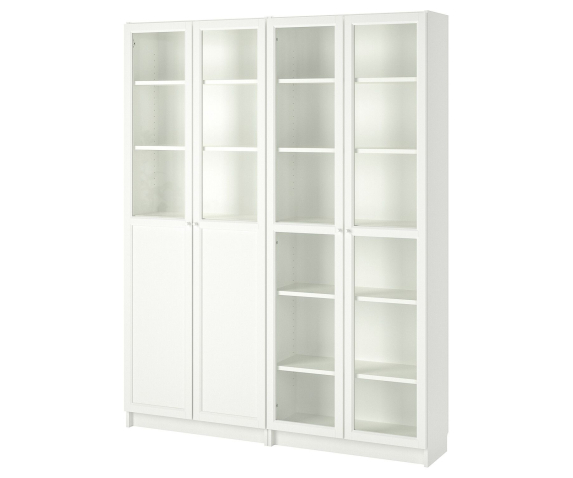 Комбінована демонстраційна шафа зі склянними дверима