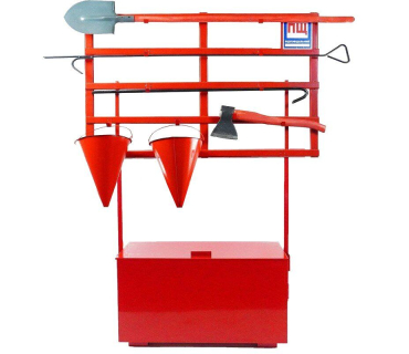 Стенд пожежний з щитом відкритого типу стаціо...