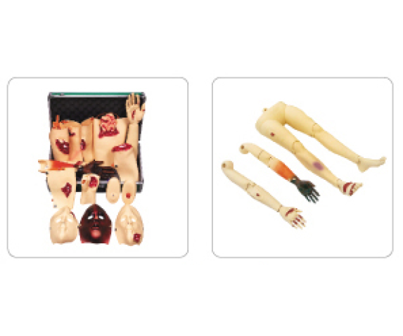 Набір імітаторів вогнепальних, термічних і травматичних ушкоджень (з манекеном) ТИП 8