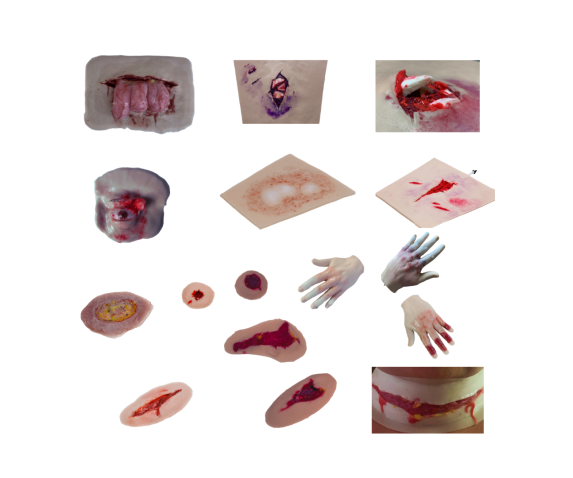 Набір імітаторів вогнепальних, травматичних та термічних уражень