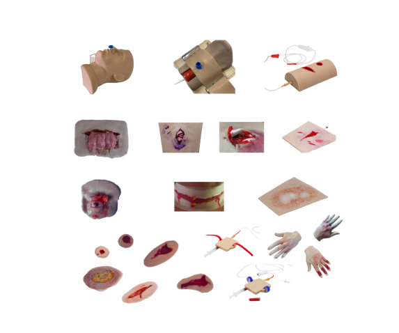 Набір імітаторів вогнепальних, травматичних та термічних уражень