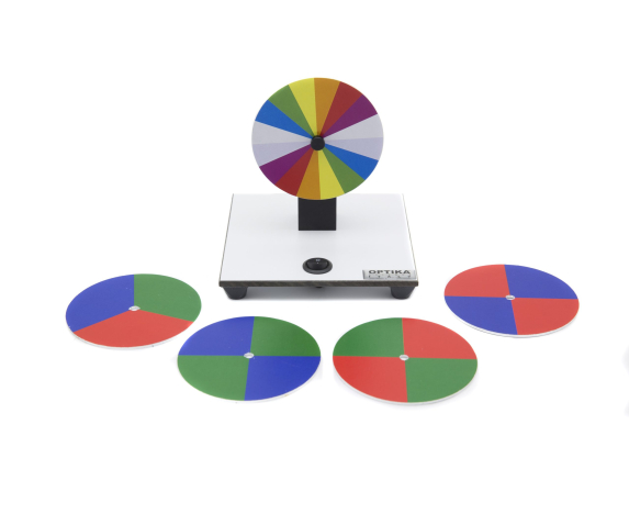 Диск оптичний для змішування кольорів з ручним приводом (диск Ньютона)