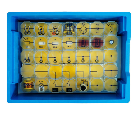 Набір лабораторний для вивчення електрики (базовий) тип 2 