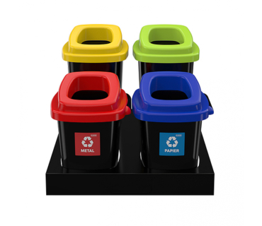 Набір сегрегації відходів 2 х 28 л 2 х 45 л