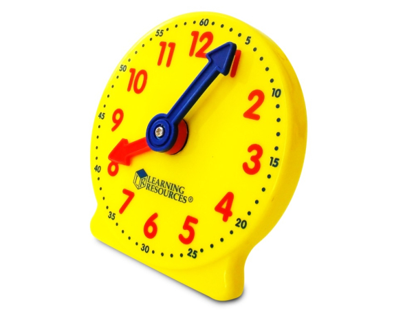 Роздаткова модель механічного годинника (годинна, хвилинна стрілки)