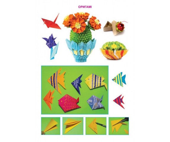 Набір таблиць "Репродукції картин художників, зразки різних видів мистецтв"