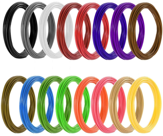 Набір ниток для 3D ручки, 20 кольорів