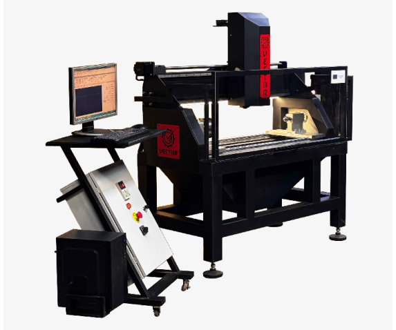 Цифровий токарний верстат для обробки деревини з ЧПУ, витратними матеріалами, тип 2