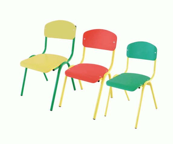 Стілець дитячий ISO, ростова група №3, фарбований