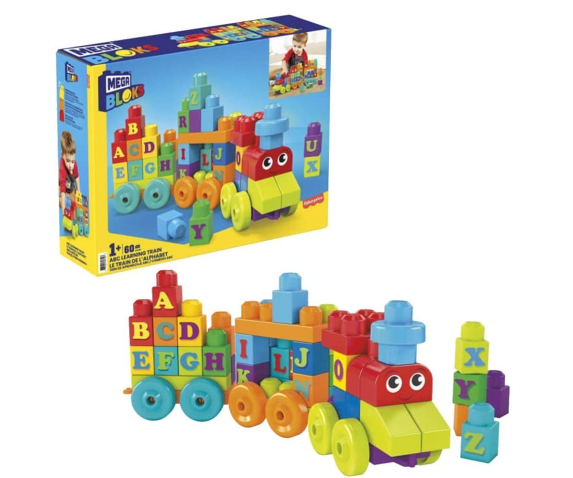 Конструктор Mega Bloks Потяг з буквами  