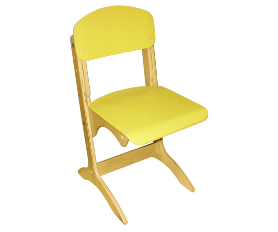 Стілець дитячий фанерний «Антошка», спинка і сидіння фарбовані, ростові групи №1-3