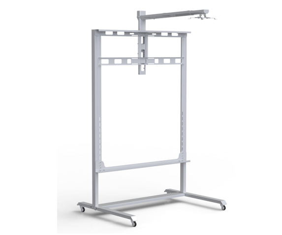 Мобільна стійка для інтерактивної дошки з тримачем для проектора