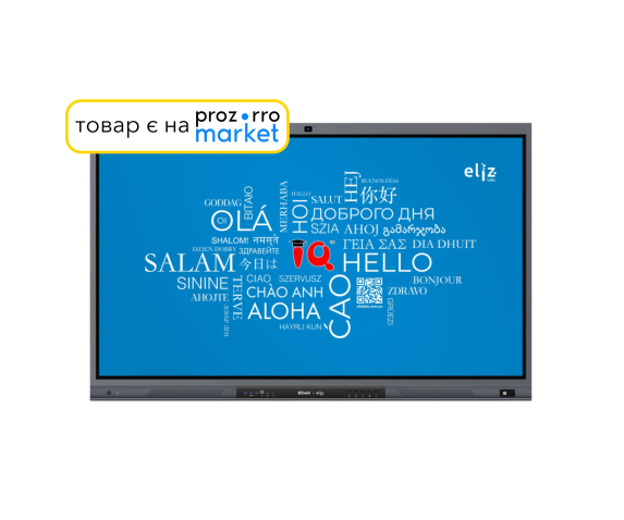 Інтерактивна панель Elizlabs IQTouch 75", Windows/Android