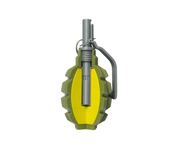 Макет гранати навчальної Ф-1 в розрізі