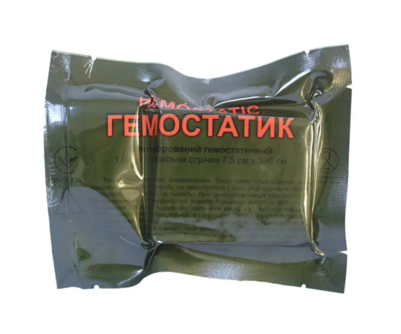 Бинт гемостатичний