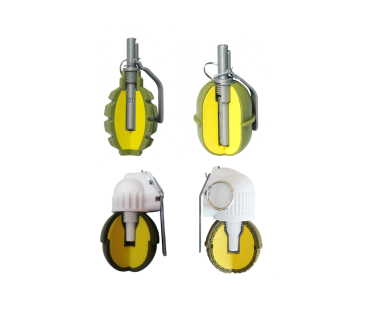 Набір макетів гранат навчальних в розрізі Ф-1...