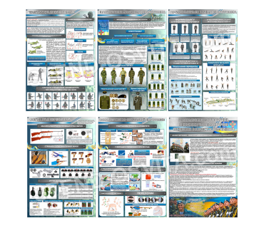 Комплект стендів «Готуємо військовослужбовців...