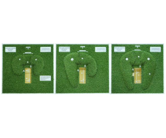 Комплект стендів "Фортифікаційні споруди - Окоп для стрільби"