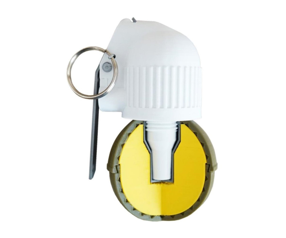 Ручна протипіхотна наступальна осколкова граната «РГН» макет у розрізі