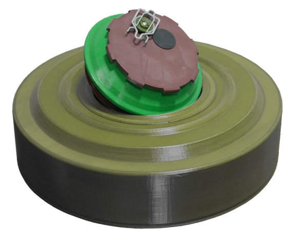 Протитанкова міна «ТМ-62» з «МВЧ-62» макет розбірний