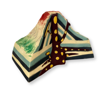 Модель строение вулкана