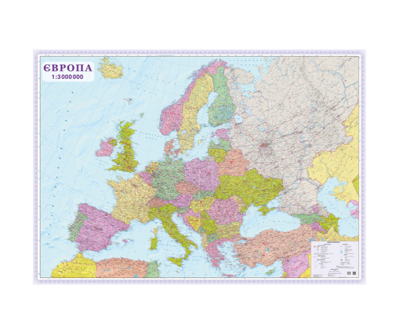 Європа. Політична карта