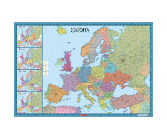 Європа. Політична карта
