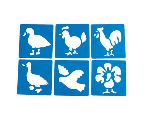 Трафарети "Свійські птахи"