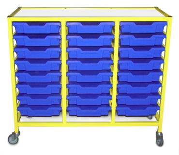 Мобільний стелаж металевий для зберігання дид...