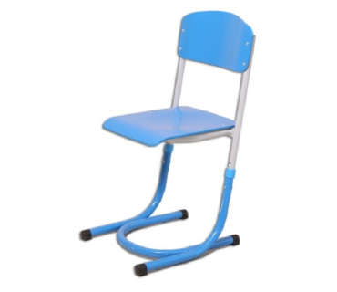 Стілець учнівський (на круглій трубі, №3-6)