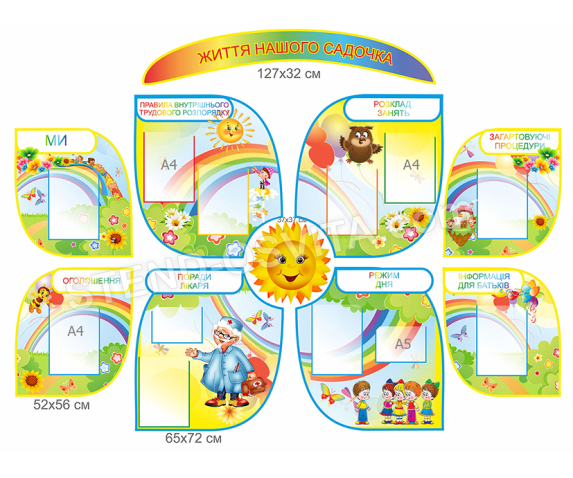 Комплект стендів для дитячого садку №1