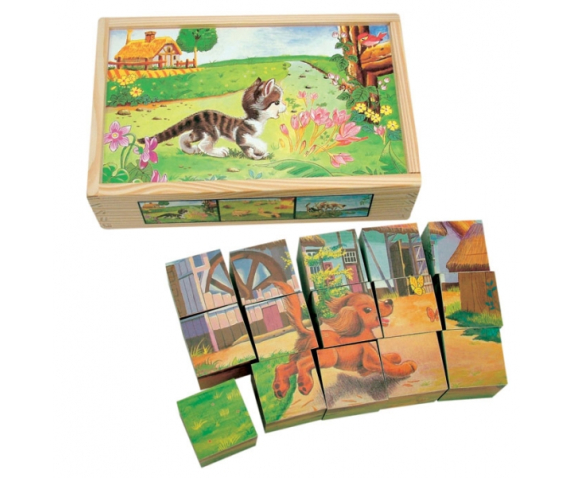 Кубики "Домашні звірі"