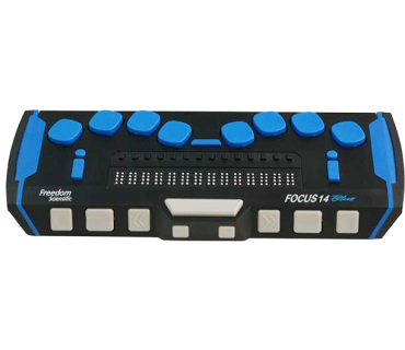 Портативний дисплей Брайля, 14 комірок