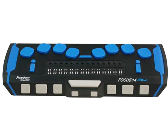 Портативний дисплей Брайля, 14 комірок