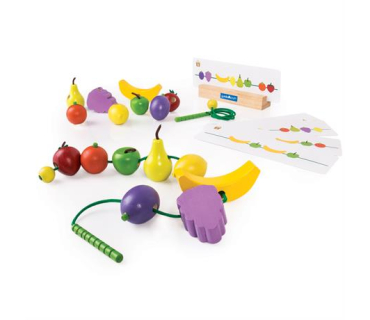 Дерев'яна шнурівка "Фрукти"