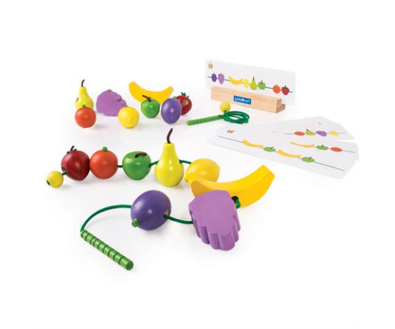 Дерев'яна шнурівка "Фрукти"